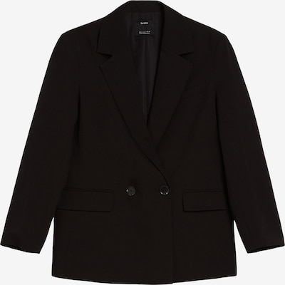 Bershka Blazer en noir, Vue avec produit