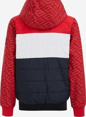 WE Fashion Přechodná bunda – červená