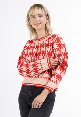 Pull-over MYMO en rouge : devant