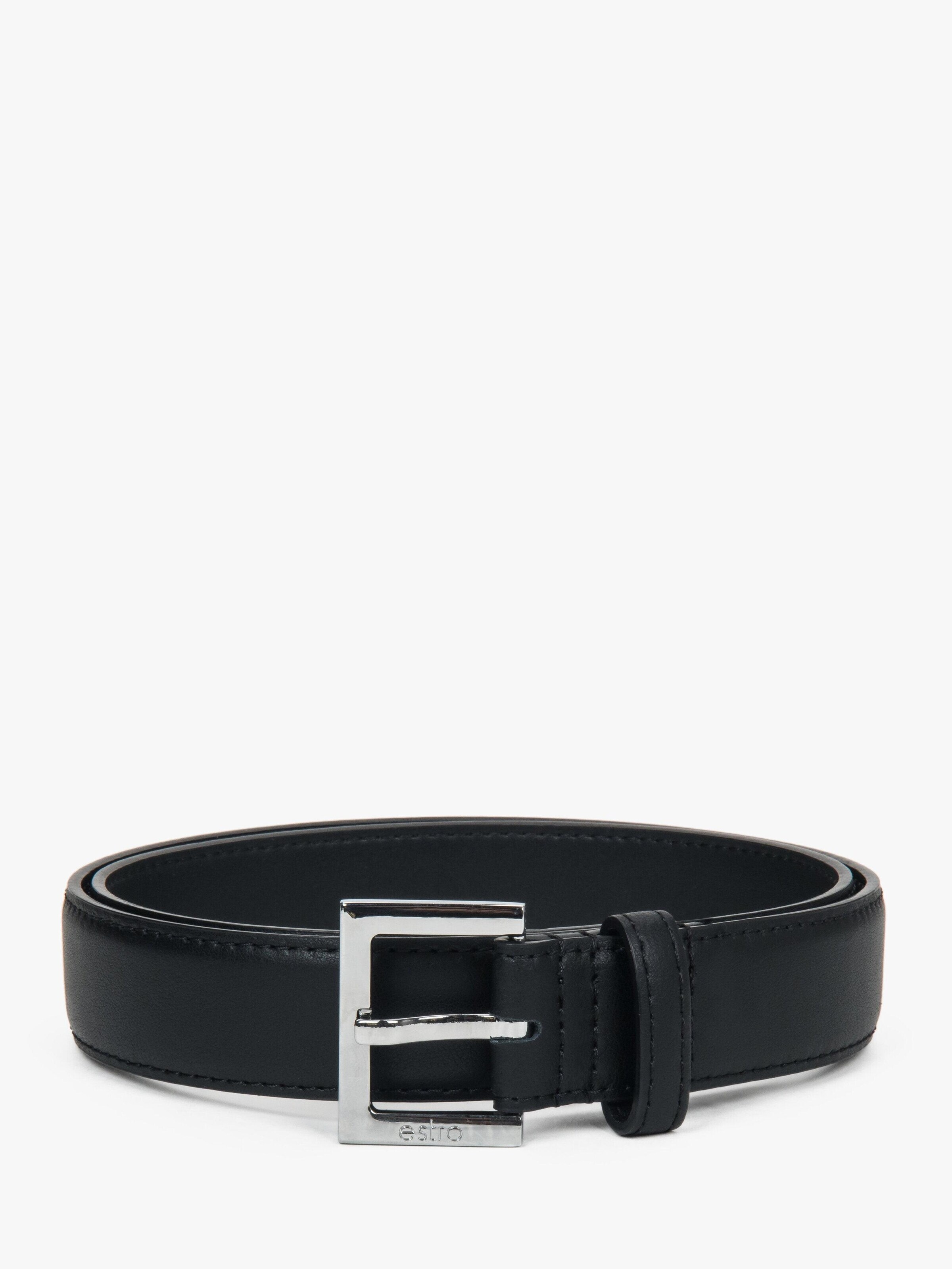 Estro Belt '1765' in Black: front