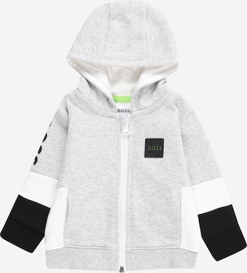 BOSS Kidswear Sweatjakke i grå: forside