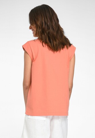 T-shirt Green Cotton en rose