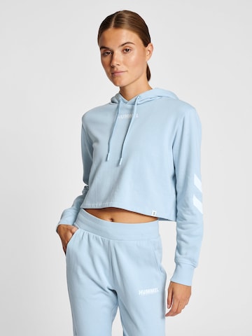 Hummel Sweatshirt in Blauw: voorkant