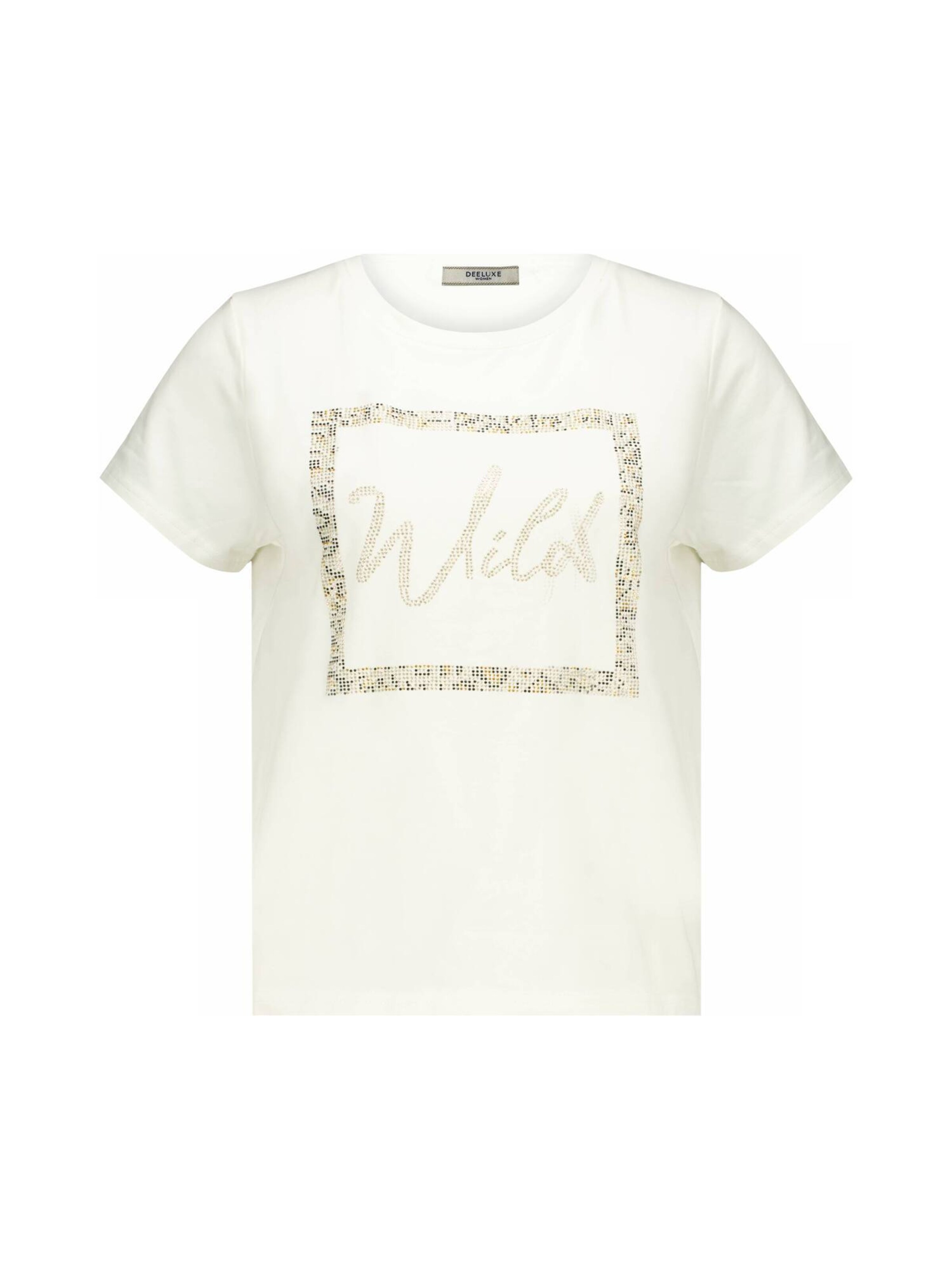 T-shirt 'STRASSY' Deeluxe en blanc : devant