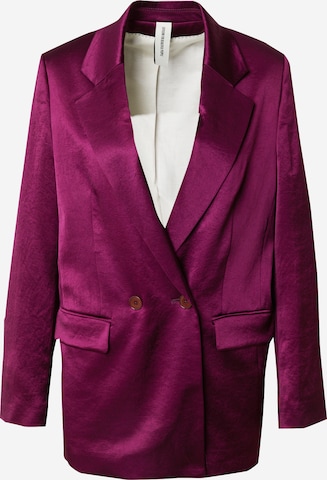 DRYKORN - Blazer 'WARDLOW' em roxo: frente