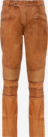 Pantalon 'Franklin' RICANO en marron : devant
