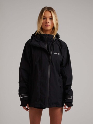 JACK1T Outdoor jacket in Black: front