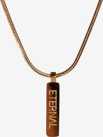 Eternal Necklace 'Snake' in Gold: front