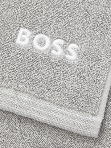 BOSS Home Towel 'EDGE' in Grey