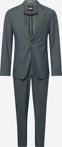 BOSS Black Regular Suit 'Hanry' in Grey: front