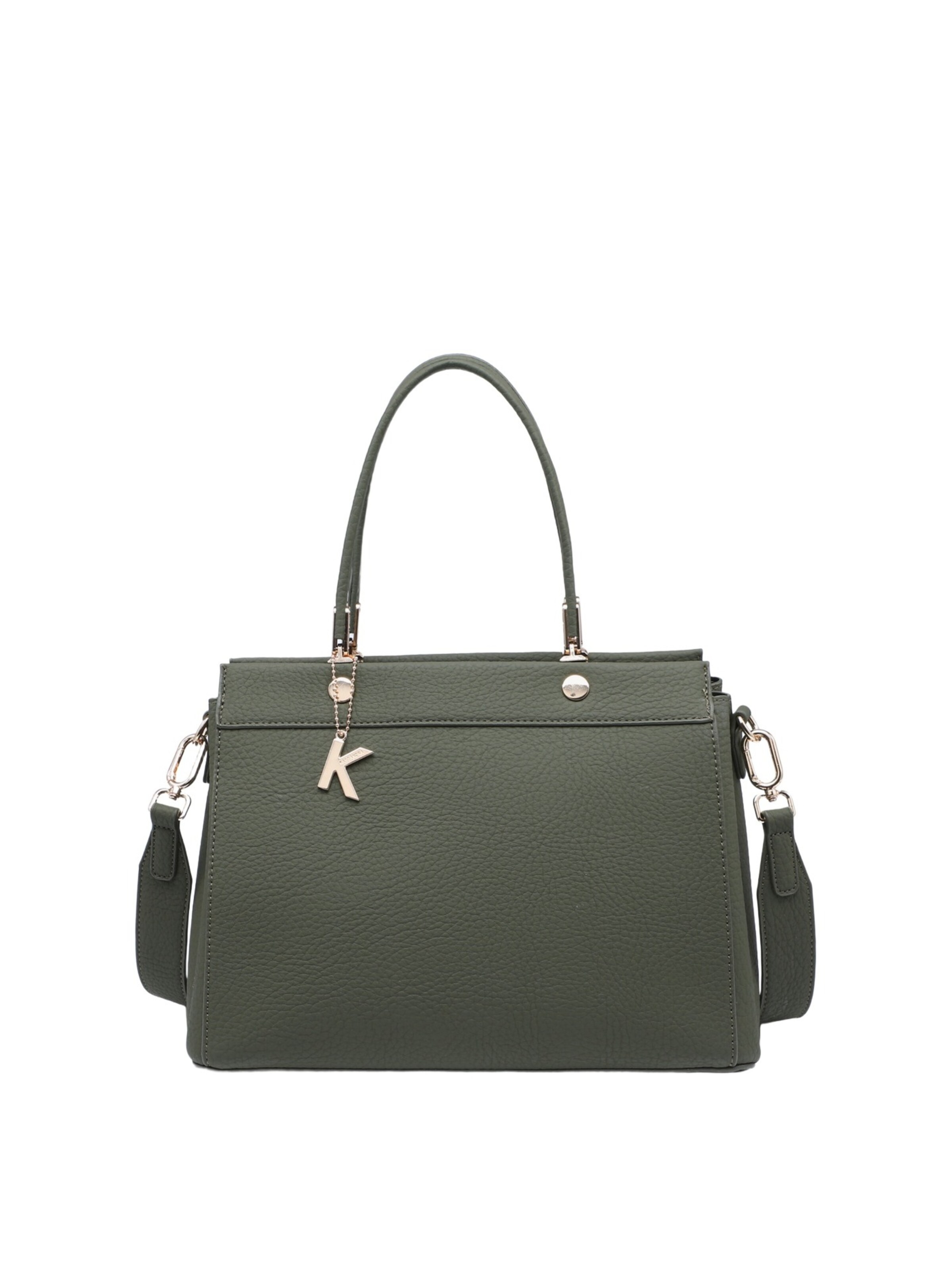 Borsa a mano 'Borsa a mano donna Kassandra Quilara - Poliestere chiusura zip' di Kassandra in verde: frontale
