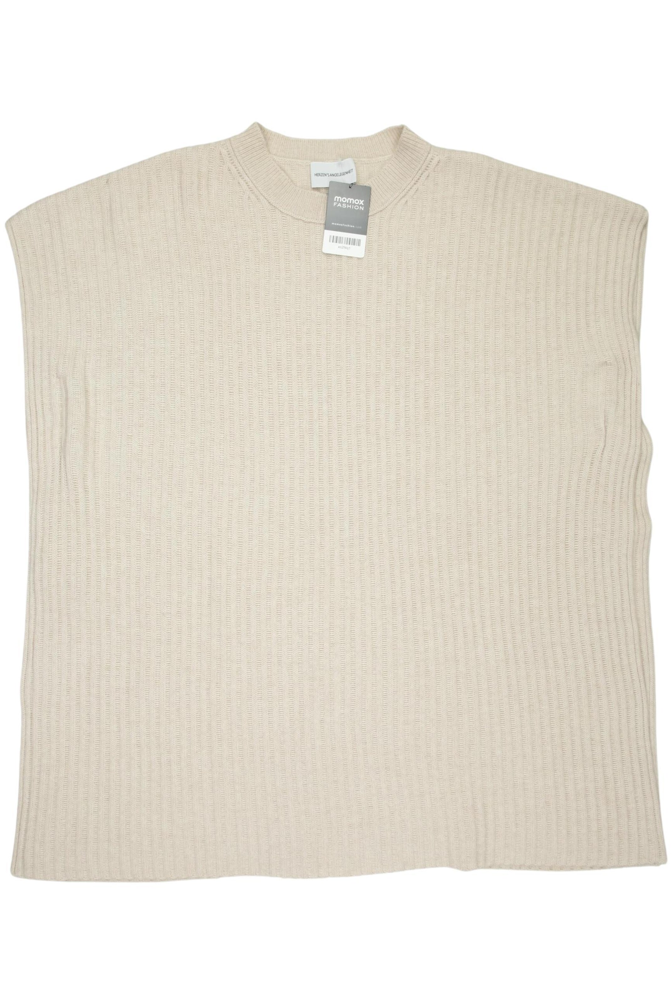 HERZENSANGELEGENHEIT Sweater & Cardigan in S in Beige: front