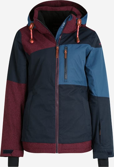 ICEPEAK Outdoor jacket 'CATHAY' in royal blue / dark blue / wine red, Item view