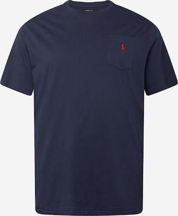 Polo Ralph Lauren Big & Tall Shirt in Blauw: voorkant