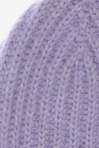 Closed Hat & Cap in One size in Purple