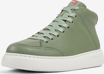 CAMPER High-Top Sneakers 'Runner K21' in Green: front