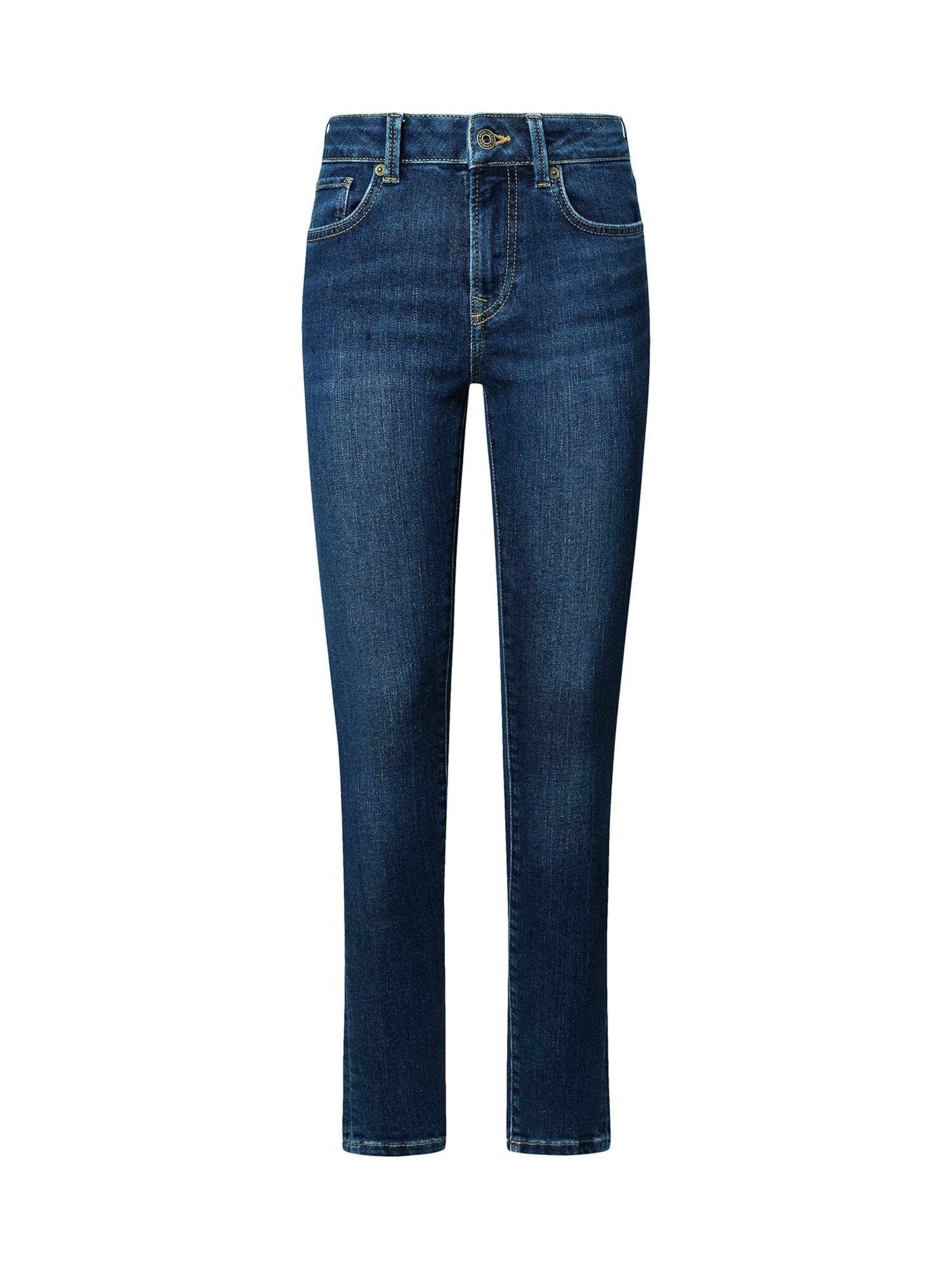 Coupe slim Jeggings Pepe Jeans en bleu : devant