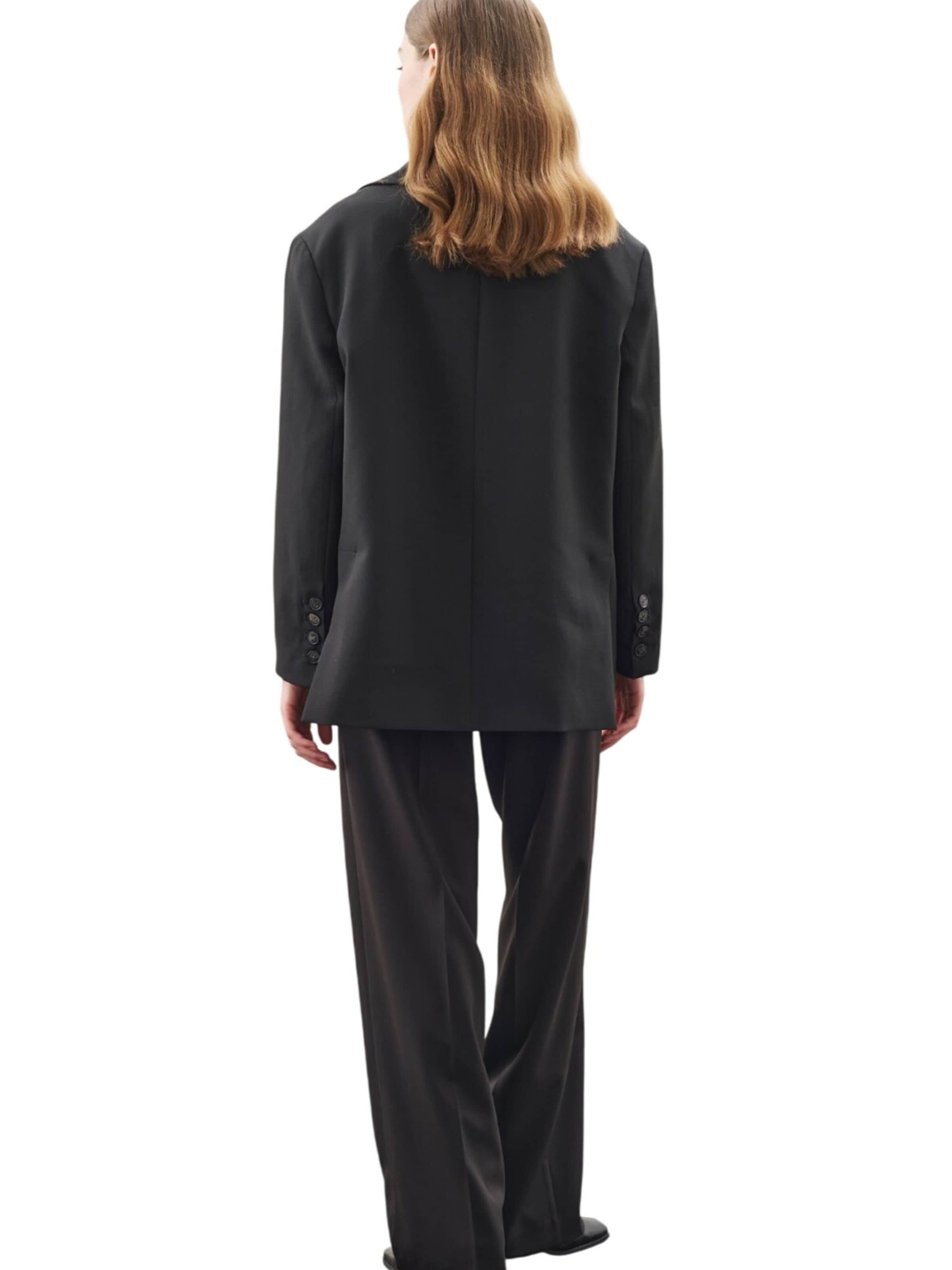 MANUKA Regular Trousers in Black