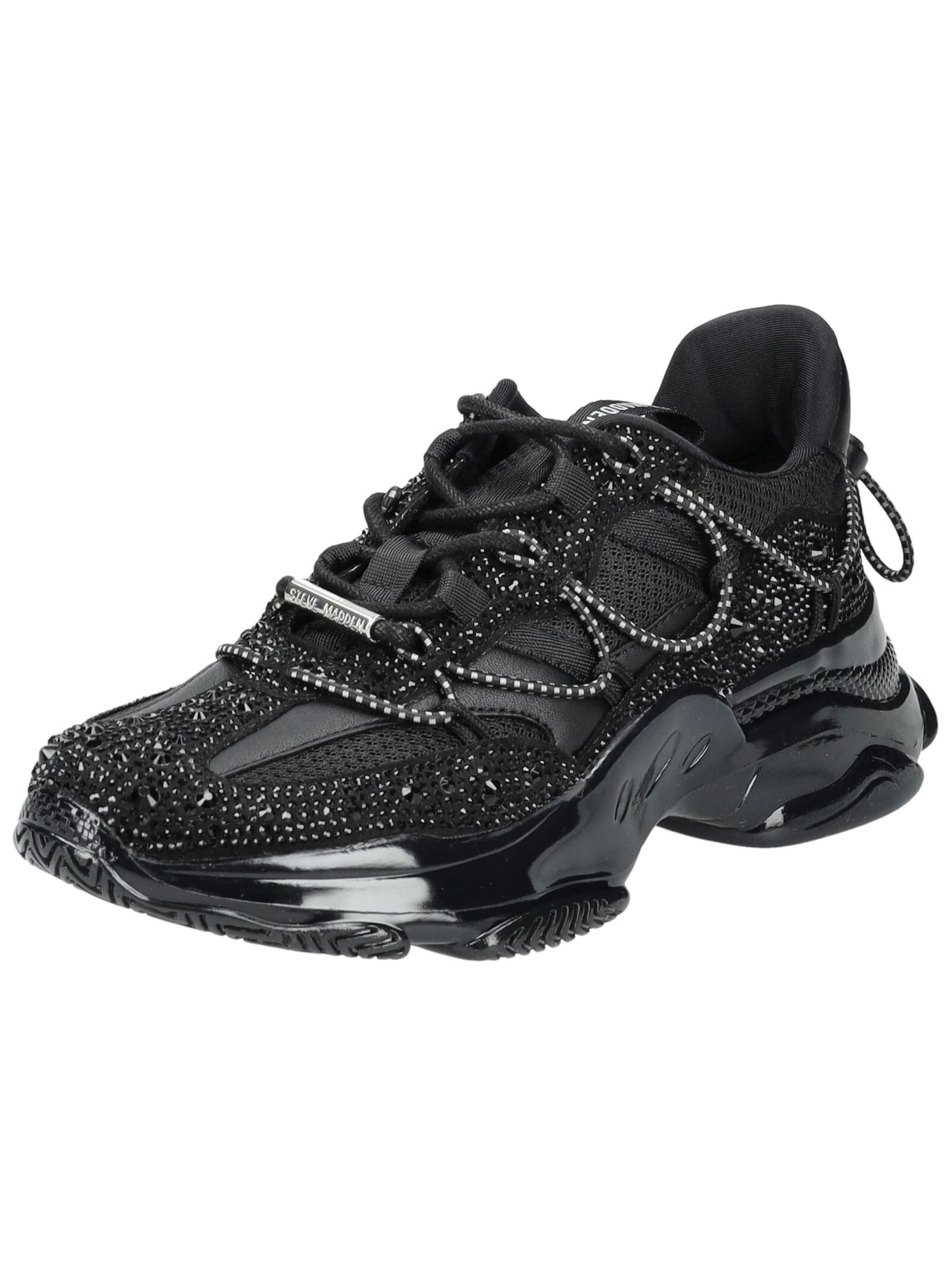 Baskets basses 'Magneto-R-E' STEVE MADDEN en noir : devant