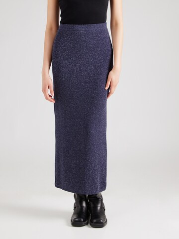 PIECES - Falda 'PCLINA' en azul: frente