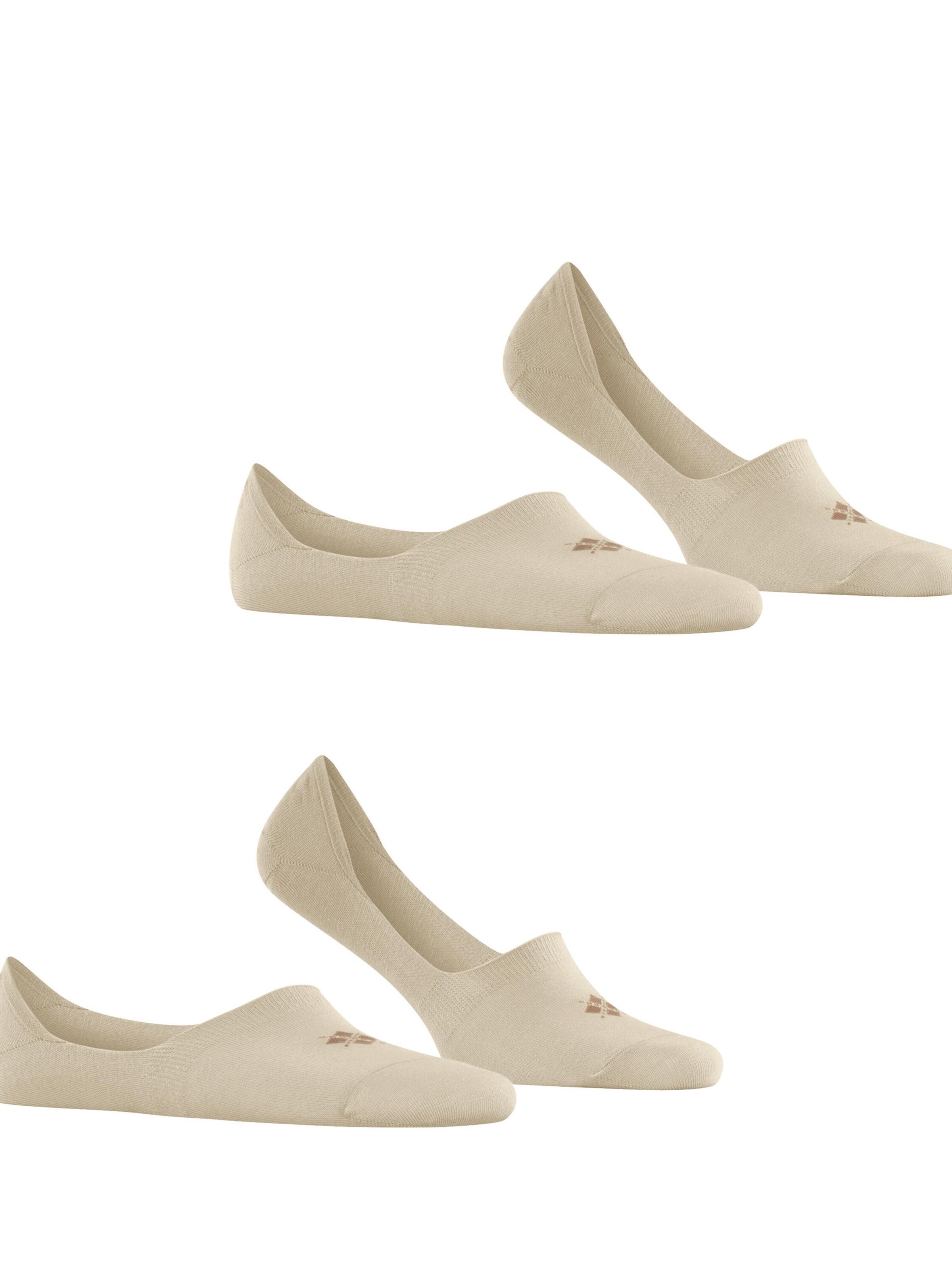 BURLINGTON Ankle Socks 'Everyday 2-Pack' in Beige