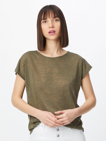 T-shirt 'CELINE' ONLY en vert : devant