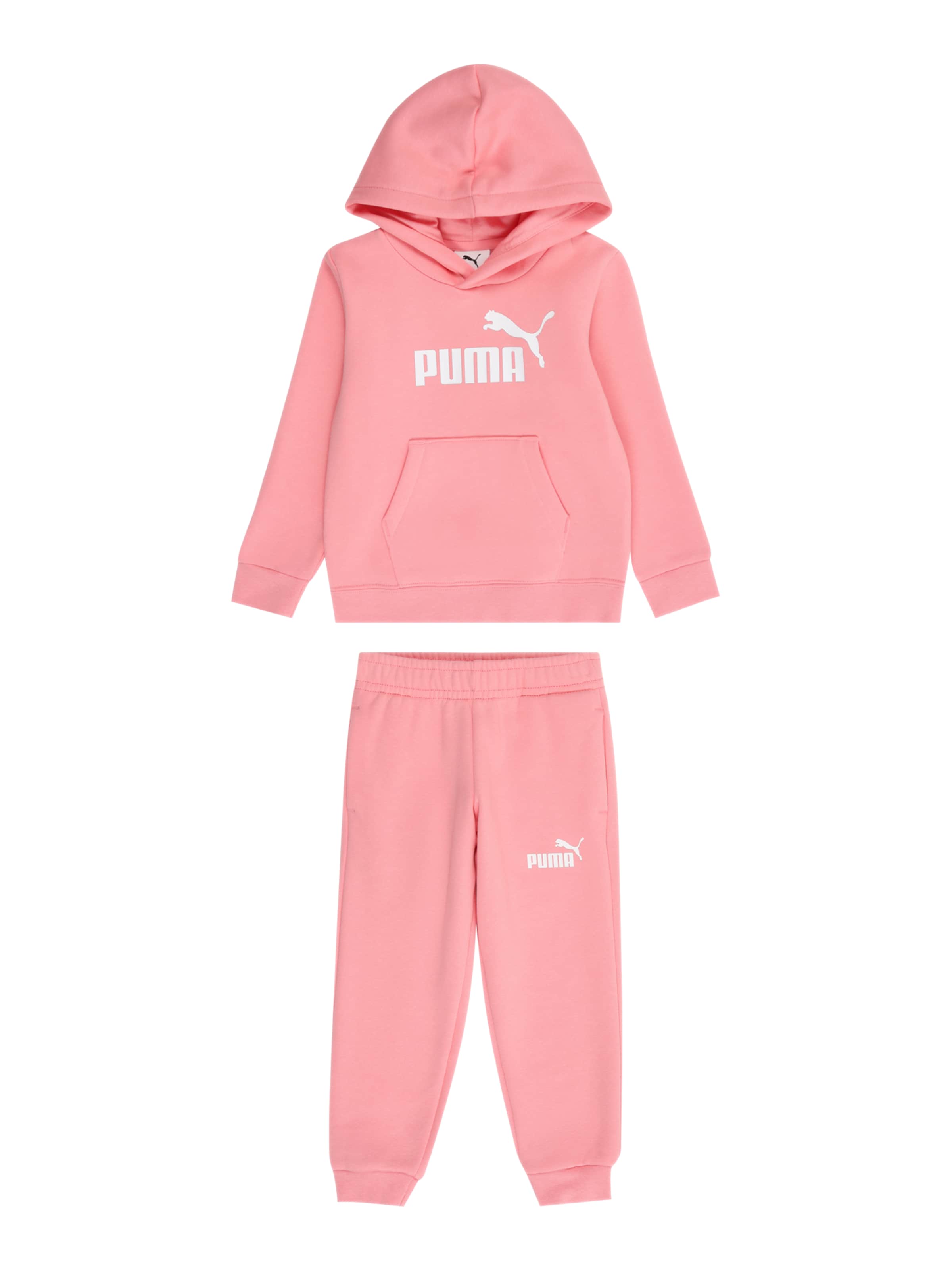 PUMA Träningsoverall 'Essentials No.1' i rosa: framsida