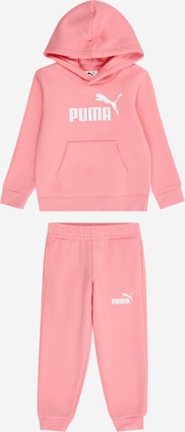 PUMA Jogginganzug 'Essentials No.1' in Pink: Vorderseite