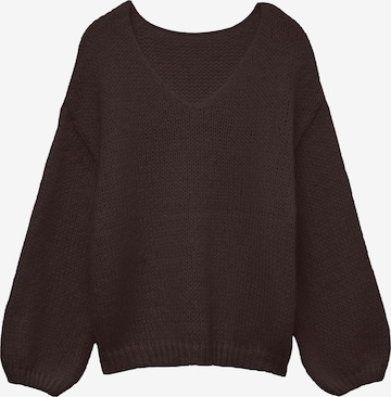 VERO MODA - Pullover 'VMMAYBE' em castanho: frente
