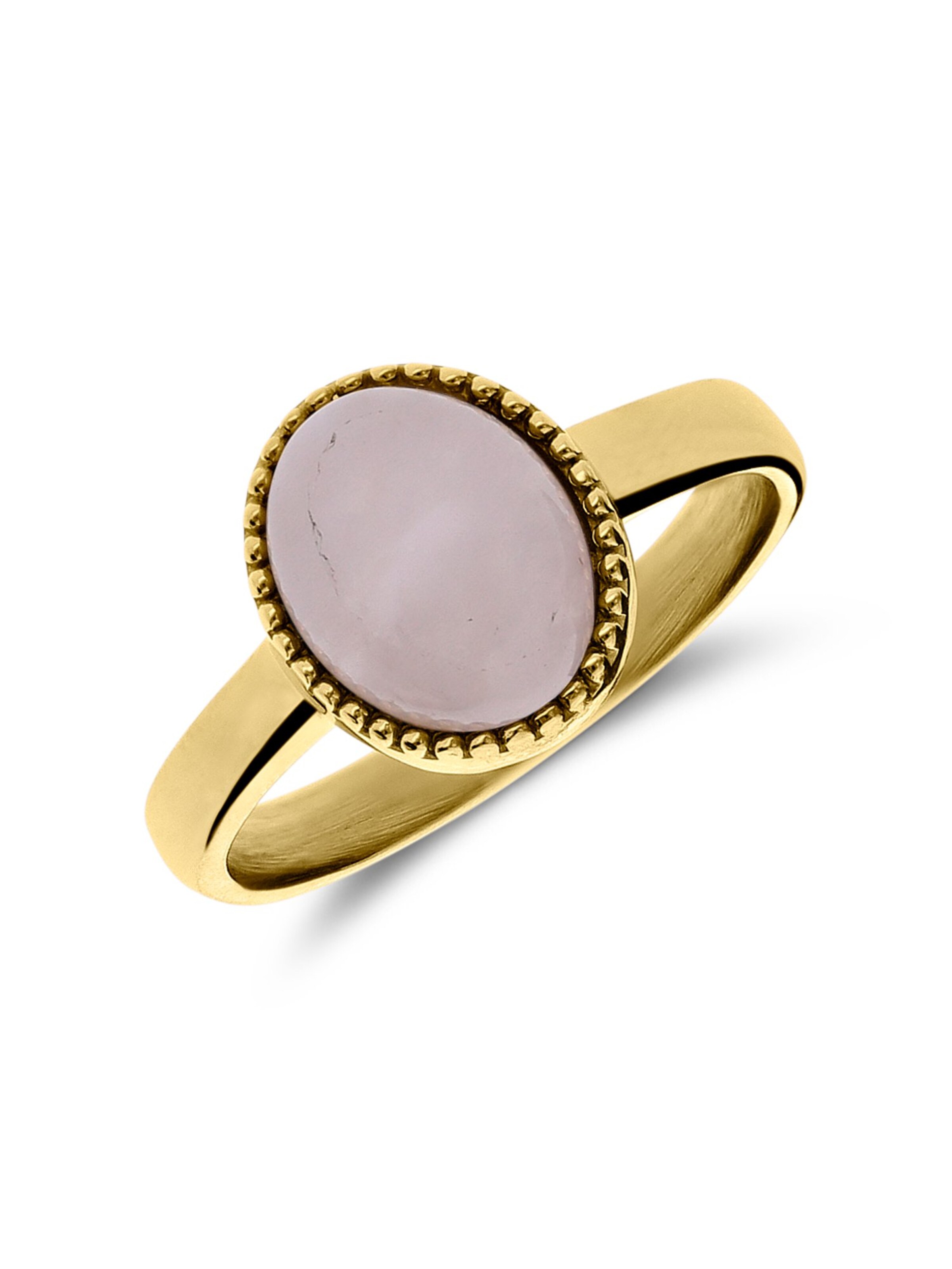 Lucardi Ring in Gold: Vorderseite