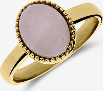 Lucardi Ring in Gold: Vorderseite