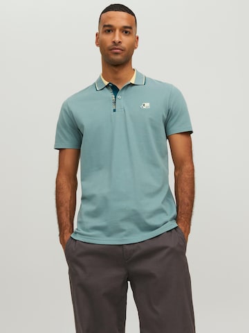 JACK & JONES Poloshirt 'Logan' in Grün: predná strana