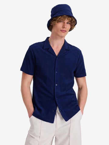 WESTMARK LONDON Regular fit Button Up Shirt in Blue
