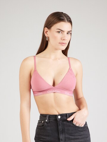 Calvin Klein Underwear Triangel BH i pink: forside
