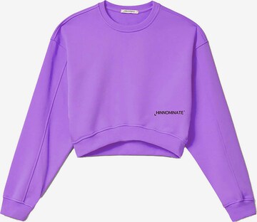 Sweat-shirt HINNOMINATE en violet : devant