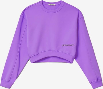 HINNOMINATE Sweatshirt in Lila: predná strana