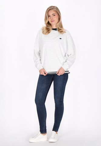 Sweat-shirt Schmuddelwedda en blanc
