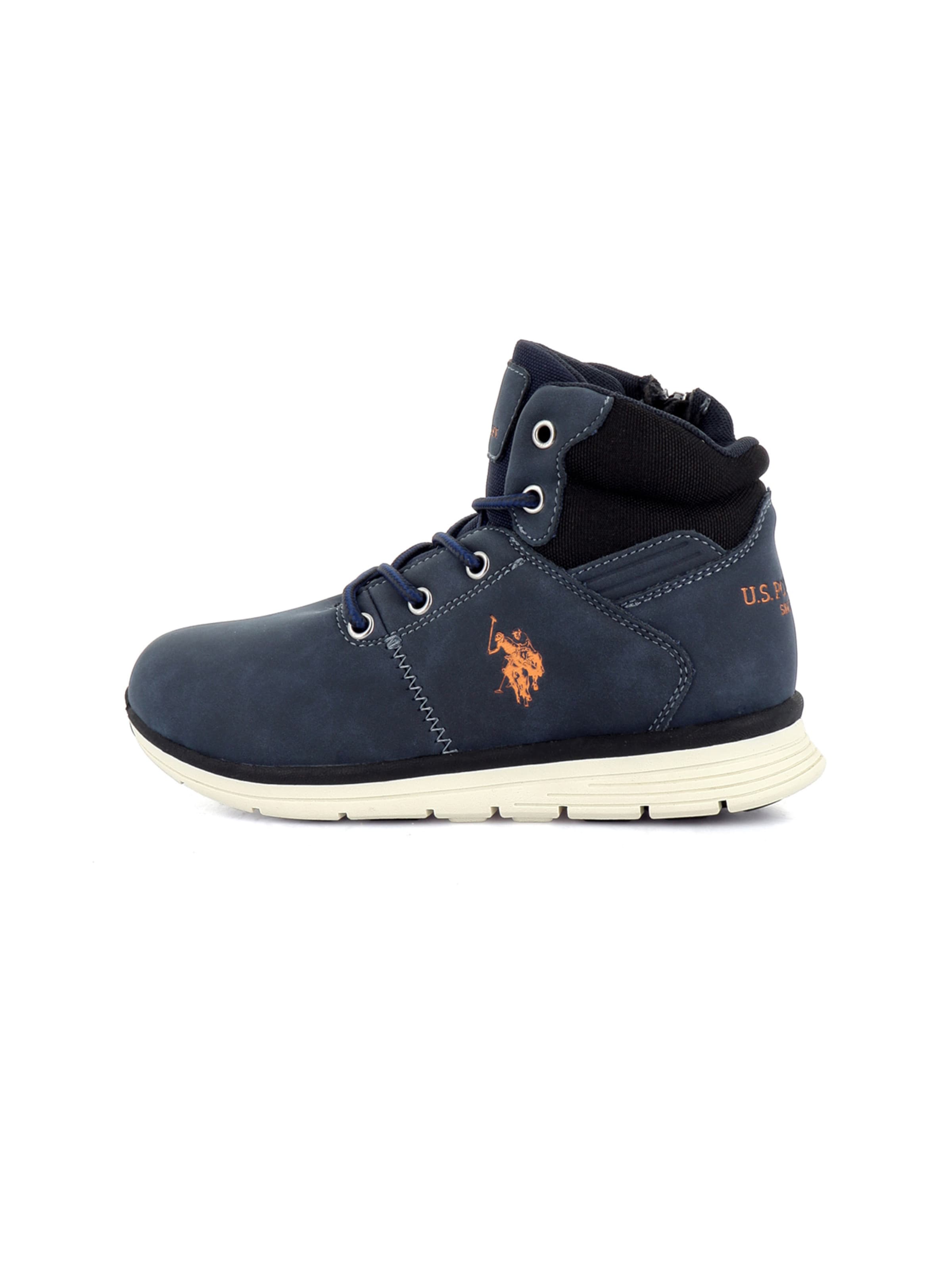 US POLO ASSN. Laarzen 'Carter' in Blauw: voorkant