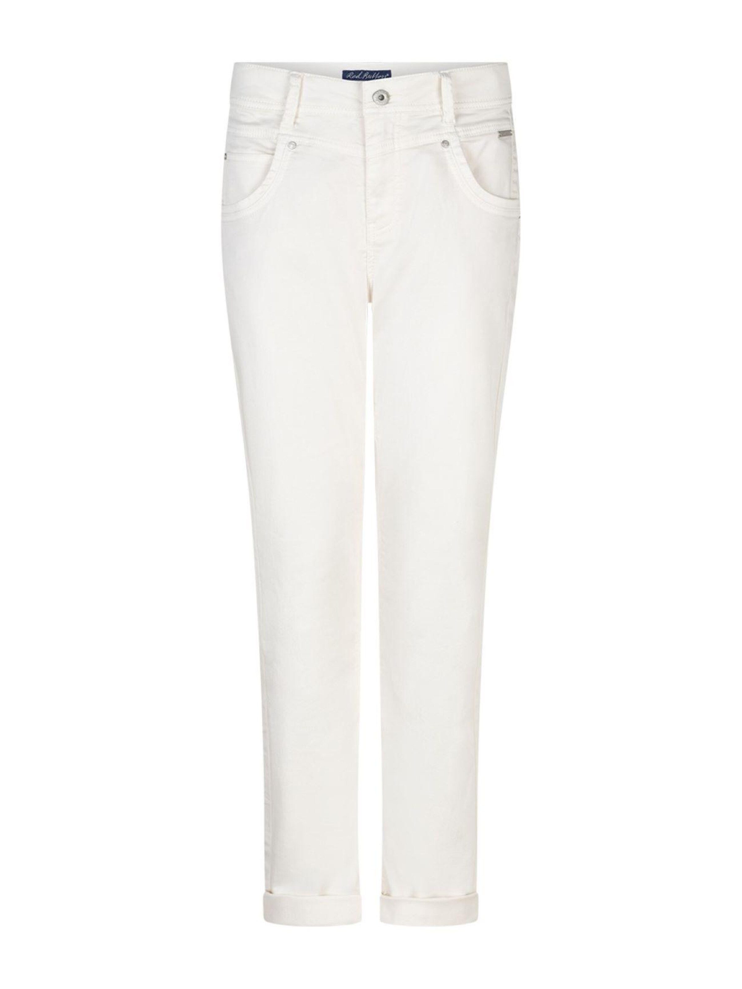 Red Button Regular Broek 'Red Button Relax jog ecru' in Beige: voorkant