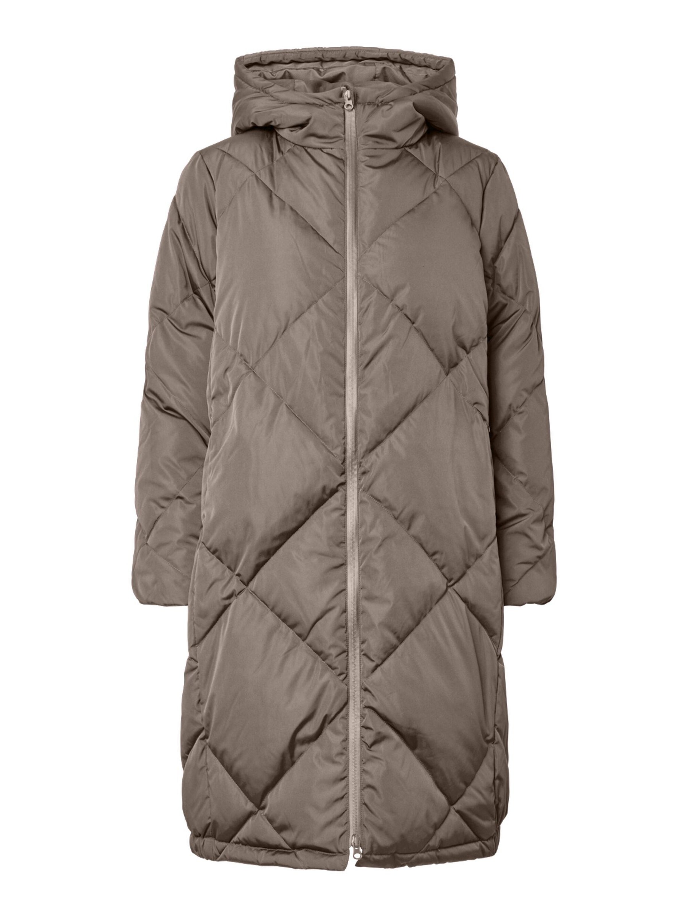 YAS - Abrigo de invierno 'MILLYS' en gris: frente
