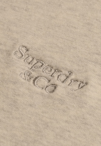 Superdry & Co Shirt 'Essential Serif' in Grey