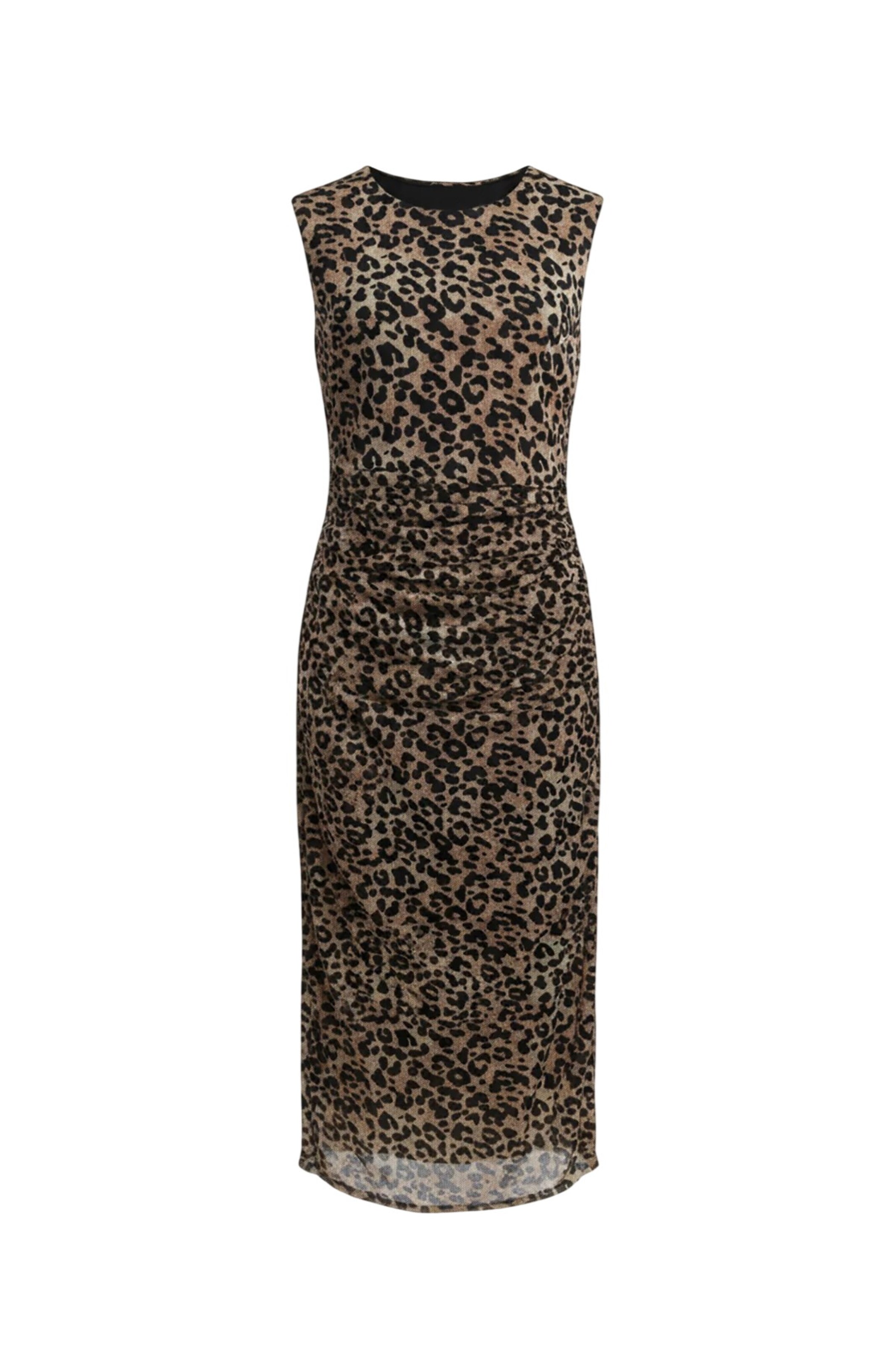 Alexa Dash Kleid in Braun: Vorderseite