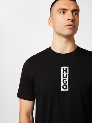 HUGO Shirt 'Dalbula' in Black