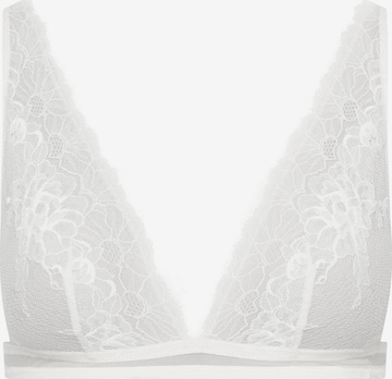 Calvin Klein Underwear Triangel BH in Wit: voorkant