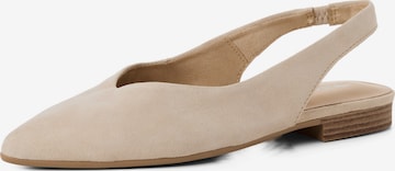 Ballerines Tamaris en beige : devant