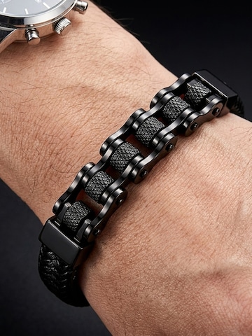 Bracelet 'BLACK CHAIN' UNIQAL en noir