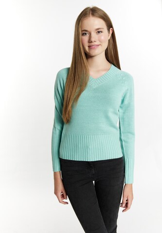 MYMO Sweater 'blonda' in Blue: front