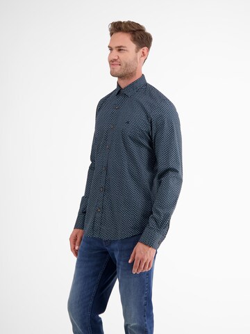 LERROS Regular fit Button Up Shirt in Blue
