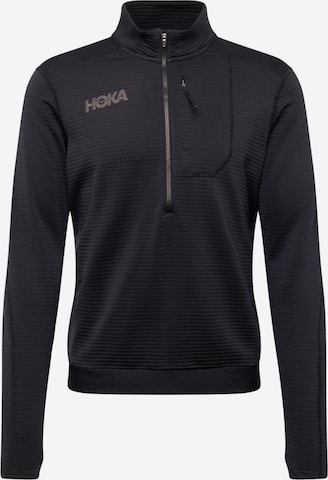 Pullover sportivo di Hoka One One in nero: frontale