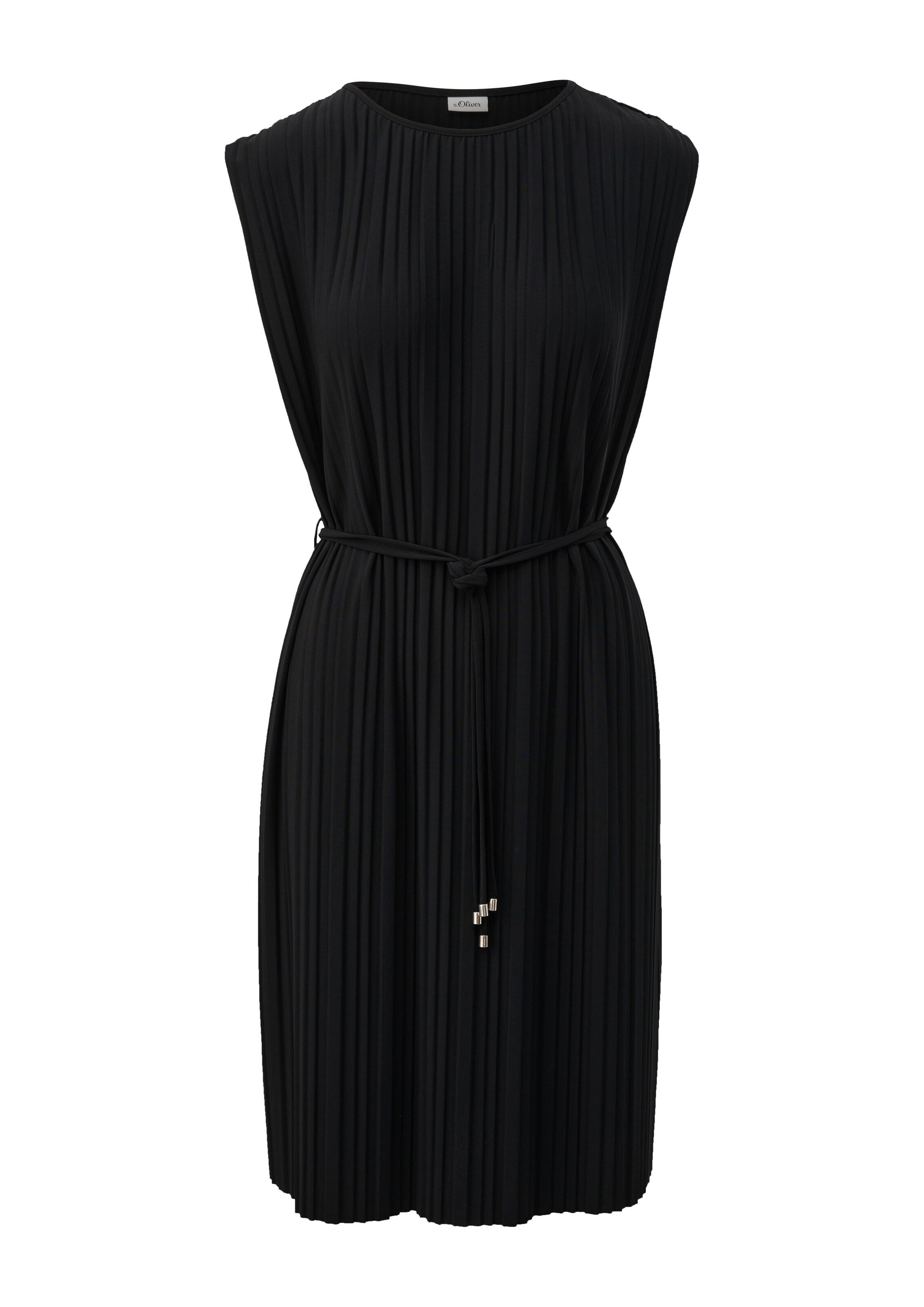 s.Oliver BLACK LABEL Kleid in Schwarz: Vorderseite